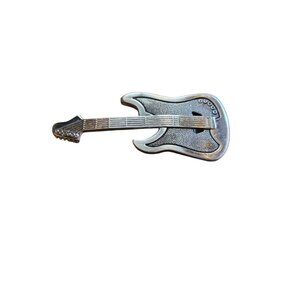 Guitar Musical Instrument Country Rock Rockabilly Music Belt Buckle